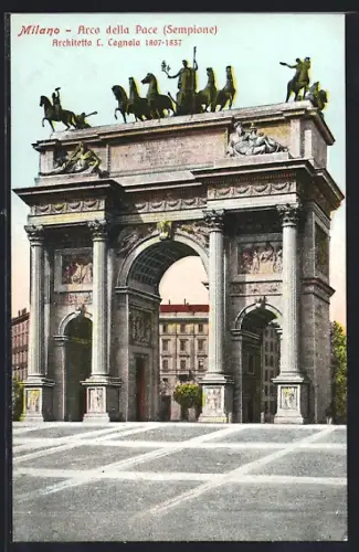 AK Milano, Arco della Pace, Sempione