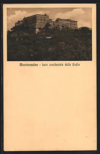 AK Montecassino, Lato occidentale della Badia