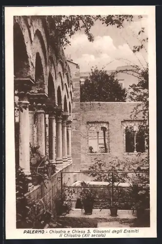 AK Palermo, Chiostro e Chiesa S. Giovanni degli Eremiti Il Chiostro