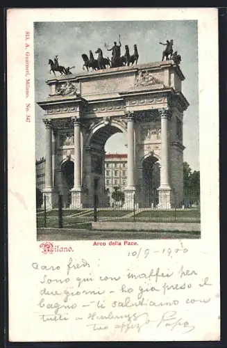 AK Milano, Arco della Pace