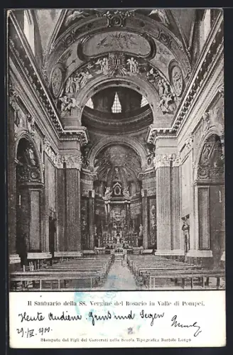AK Pompei, Il Santuario della SS. Vergine del Rosario