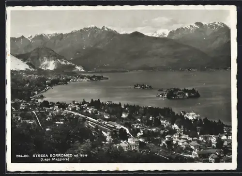 AK Stresa Borromeo /Lago Maggiore, Panorama ed Isole