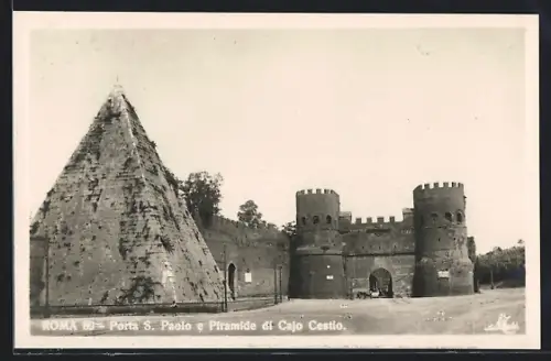 AK Roma, Pota S. Paolo e Piramide di Cajo Cestio