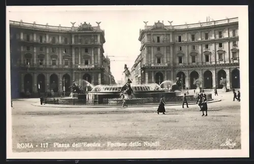 AK Roma, Piazza dell`Esedra, Fontana della Najadi