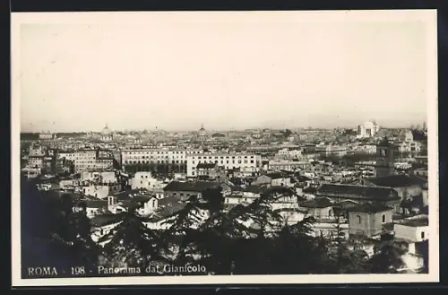 AK Roma, Panorama dal Gianicolo