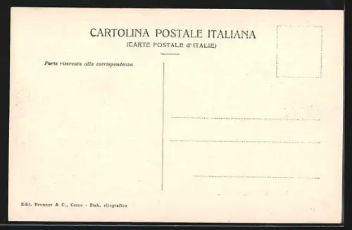 AK Bellagio /Lago di Como, Ortspanorama mit Dampfer