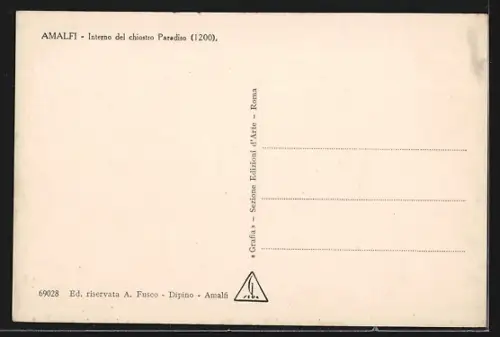 AK Amalfi, Interno del chiostro Paradiso