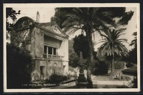AK Città del Vaticano, Giardino