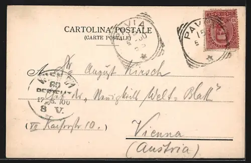 AK Pavia, Cerlosa di Pavia, Facciata e fianco della Chiesa