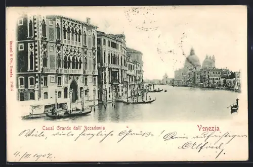 AK Venezia, Canal Grande dall` Accademia