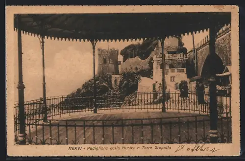 AK Nervi, Padiglione della Musica e Torre Gropallo