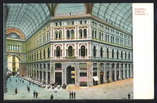 AK Napoli, Galleria Umberto I.
