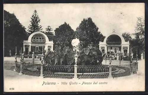 AK Palermo, Villa Giulia, Piazza del centro