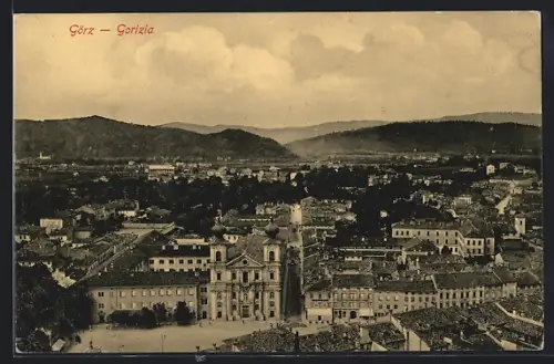 AK Görz, Totalansicht aus der Vogelschau