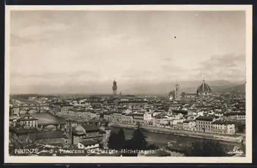 AK Firenze, Panorama dal Piazzale Michelangelo