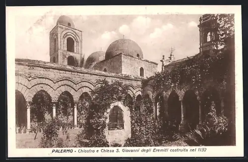 AK Palermo, Chiostro e Chiesa S. Giovanni degli Eremiti