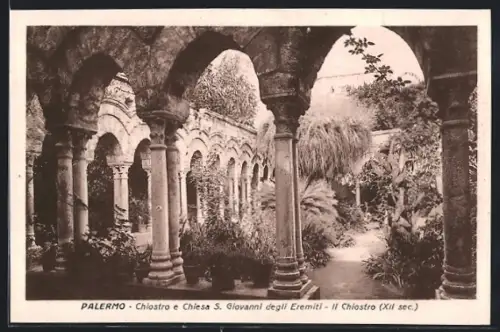 AK Palermo, Chiostro e Chiesa S. Giovanni degli Eremiti, Il Chiostro