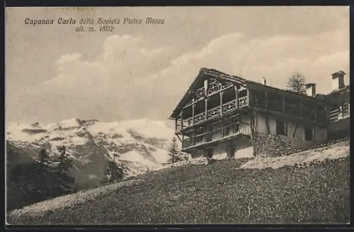 AK Gressoney, Capanna Carla della Società Pietro Micca