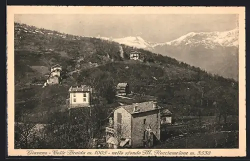 AK Giaveno /Colle Braida, Panorama nello sfondo M. Rocciamelone