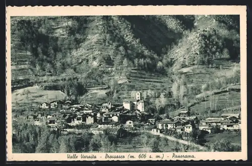 AK Brossasco, Gesamtansicht des Ortes