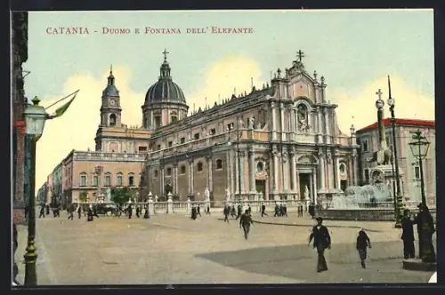 AK Catania, Duomo e Fontana dell`Elefante