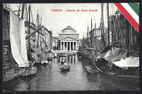 AK Trieste, Veduta del Canal Grande