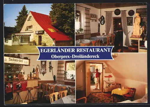 AK Regnitzlosau /Oberprex, Egerländer Restaurant, Bes. Ernst Platzer