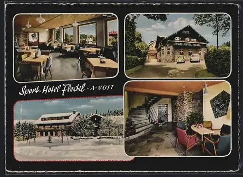 AK Warmensteinach, Sporthotel Fleckl, Innenansichten, Winteransicht, Inh. Andr. Voit