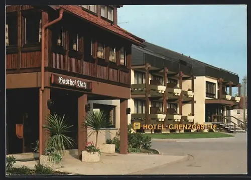 AK Neustadt b. Coburg, Gasthof Bätz, Hotel-Grenzgasthof