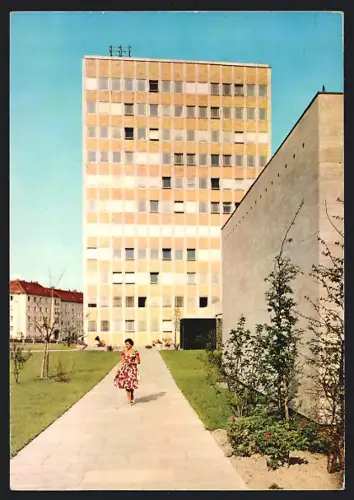 AK Hof /Saale, Partie am Justizpalast