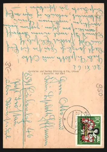 AK Hof /Saale, Partie am Justizpalast