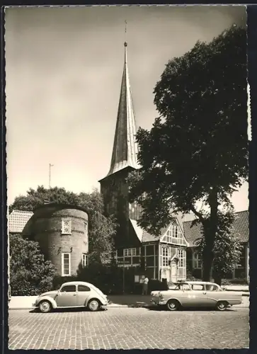 AK Hamburg-Bergedorf, St. Petri und Pauli-Kirche