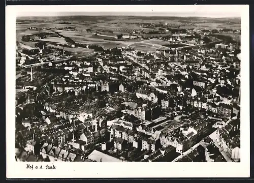 AK Hof a. d. Saale, Stadtansicht