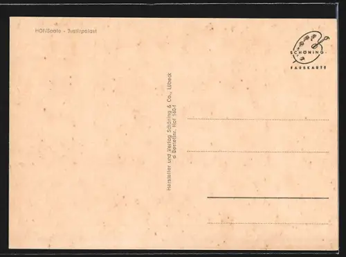 AK Hof /Saale, Justizpalast