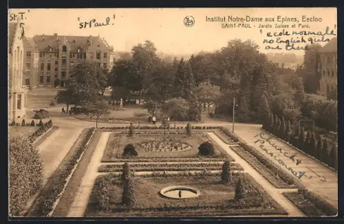 AK Eecloo, Institut Notre-Dame aux Epines, Saint-Paul, Jardin Suisse et Parc
