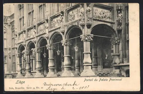 AK Liège, Portail du Palais Provinical