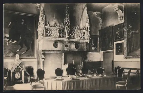 AK Audenarde, Intérieur de l`Hôtel de Ville, Salle Echevinale