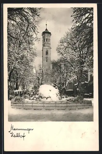 AK Memmingen, Hallhof im Winter