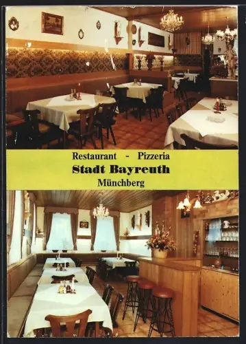 AK Münchberg, Restaurant Pizzeria Stadt Bayreuth, Mimmo Quercino, Bayreuther Strasse 38