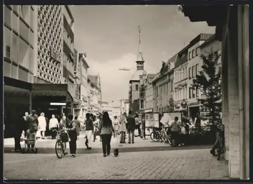 AK Oldenburg / Gr., Lange Strasse mit Lappan