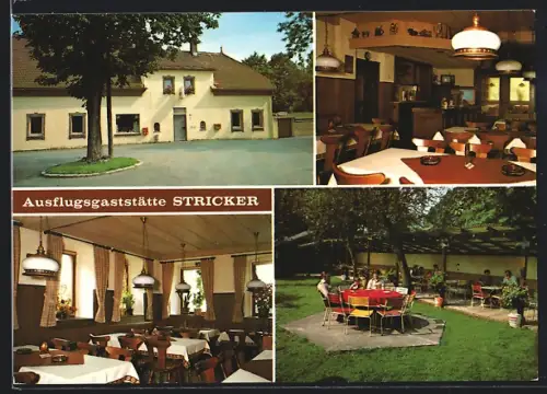 AK Laubersreuth bei Mönchberg, Ausflugsgaststätte Stricker, Bes. H. und R. Saar