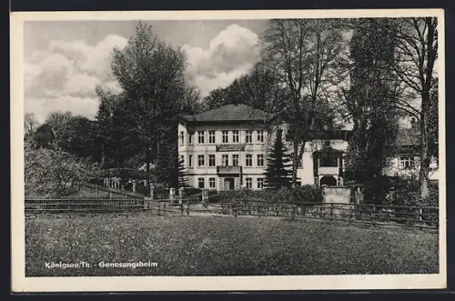 AK Königsee /Th., Genesungsheim