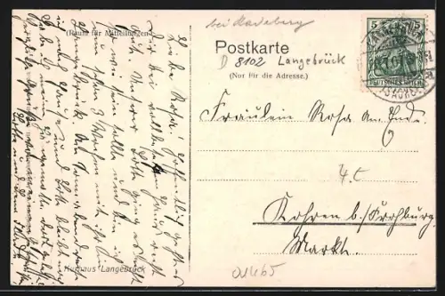 AK Langebrück, Partie Kurhaus