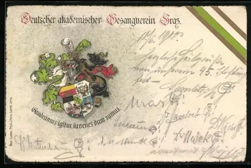 AK Graz, Deutscher akademischer Gesangverein, Studentenwappen