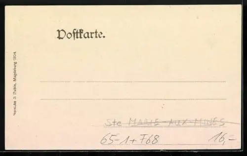 AK Markirch, Kutschen am Bahnhof