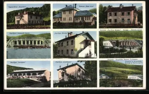 AK Kasindol, Paviljon Mostar, Paviljon Sarajewo, Paviljon Ljubljana, Oporaviliste Kasindo