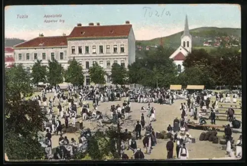 AK Tuzla, Blick auf den Appellplatz