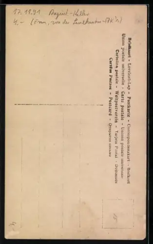 AK Portrait des Dichters Goethe