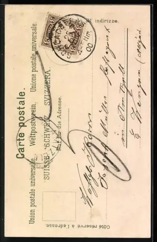 AK Schweiz, Schweizerische Eidgenossenschaft, Wappen der Kantone