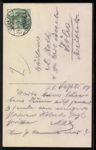 AK Mode Mode1909, Frau einen ausgefallenen Hut tragend